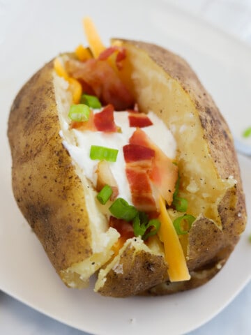 Slow Cooker Baked Potatoes