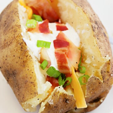 Slow Cooker Baked Potatoes