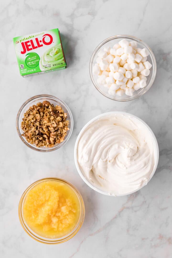 ingredients for Watergate Salad.