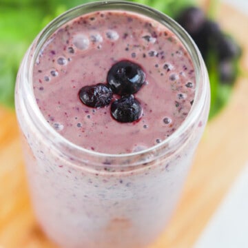 Blueberry Spinach Smoothie