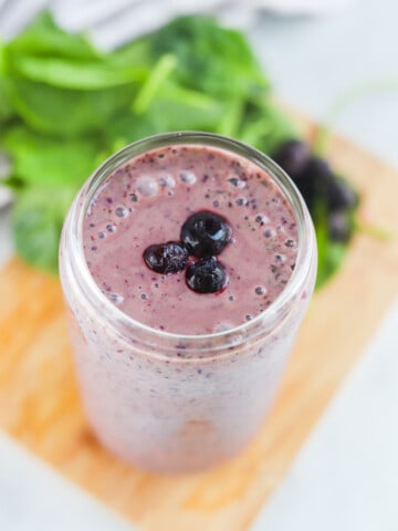 Blueberry Spinach Smoothie