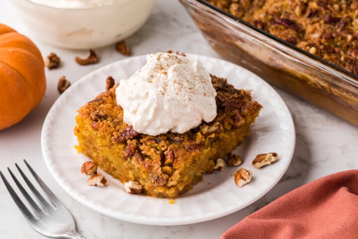 Pumpkin Crunch Cake • The Diary of a Real Housewife