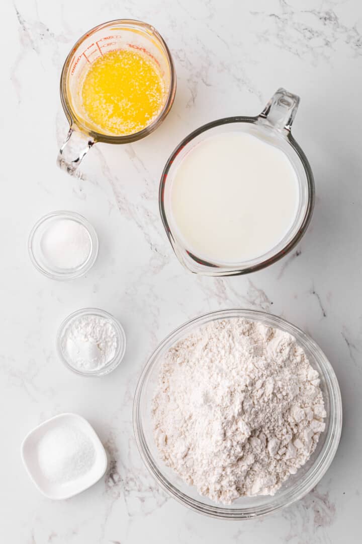 ingredients for the butter swim biscuits.