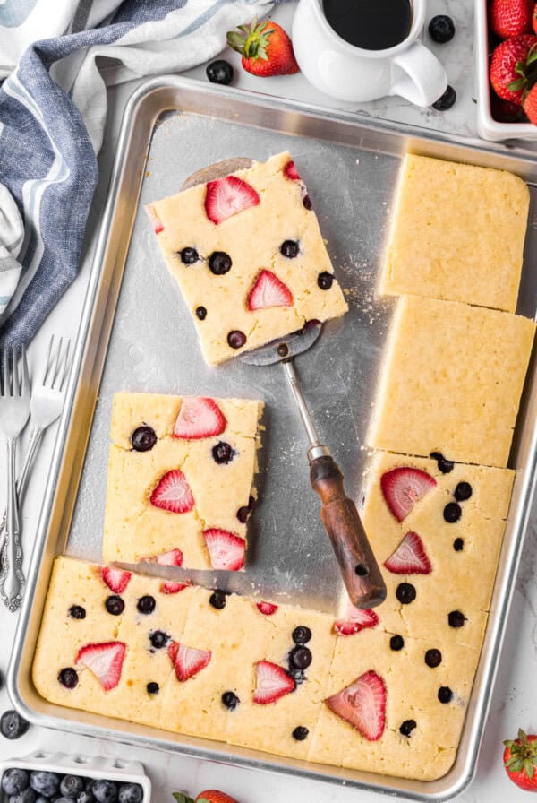 sheet pan pancakes
