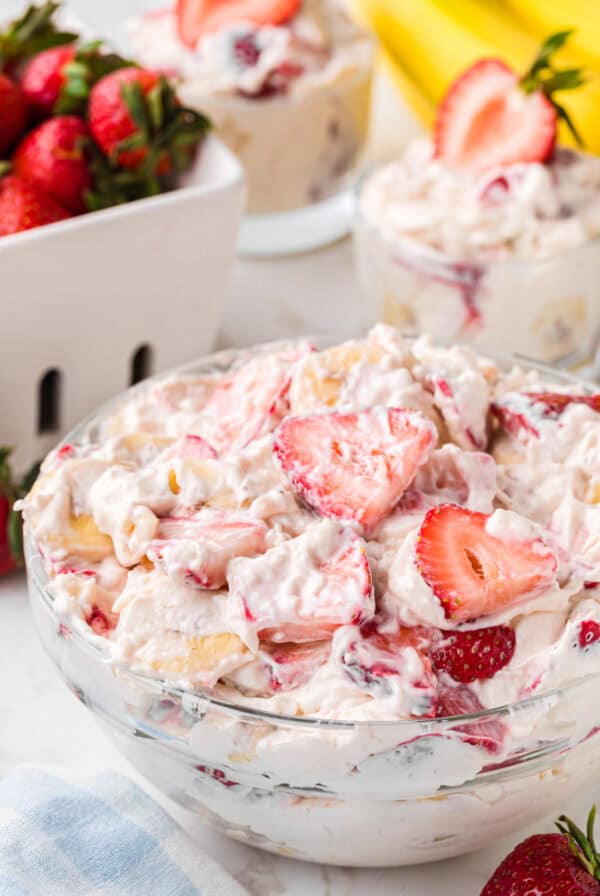 Strawberry Banana Cheesecake Salad