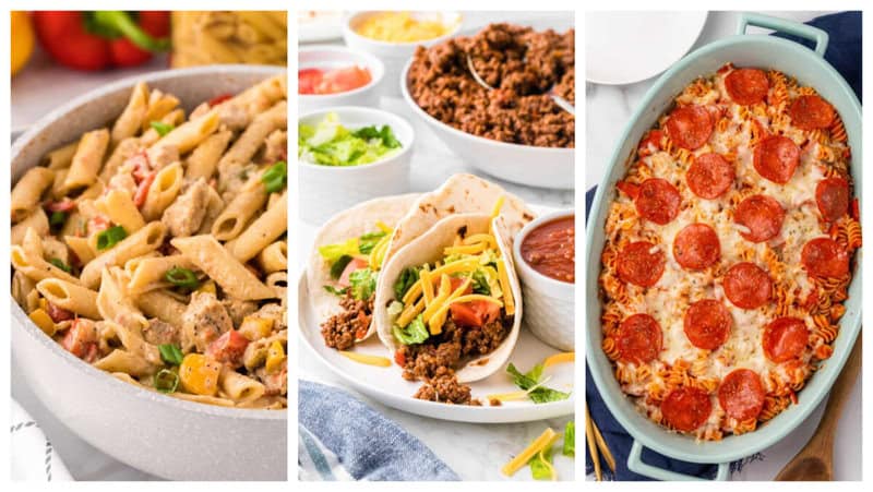 collab of three different dinners.