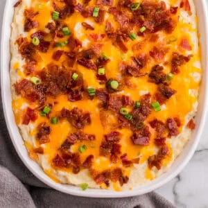 Twice Baked Mashed Potatoes