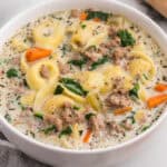 Creamy Sausage Tortellini Soup