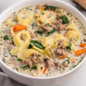 Creamy Sausage Tortellini Soup