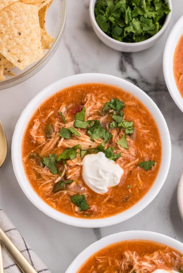 Slow Cooker Chicken Fajita Soup