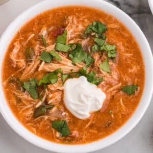 Slow Cooker Chicken Fajita Soup