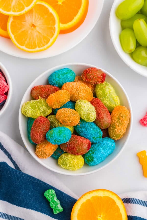 Sour patch grapes