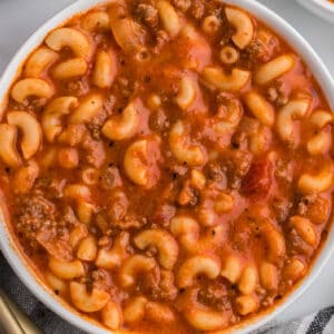 Beef and Macaroni Soup