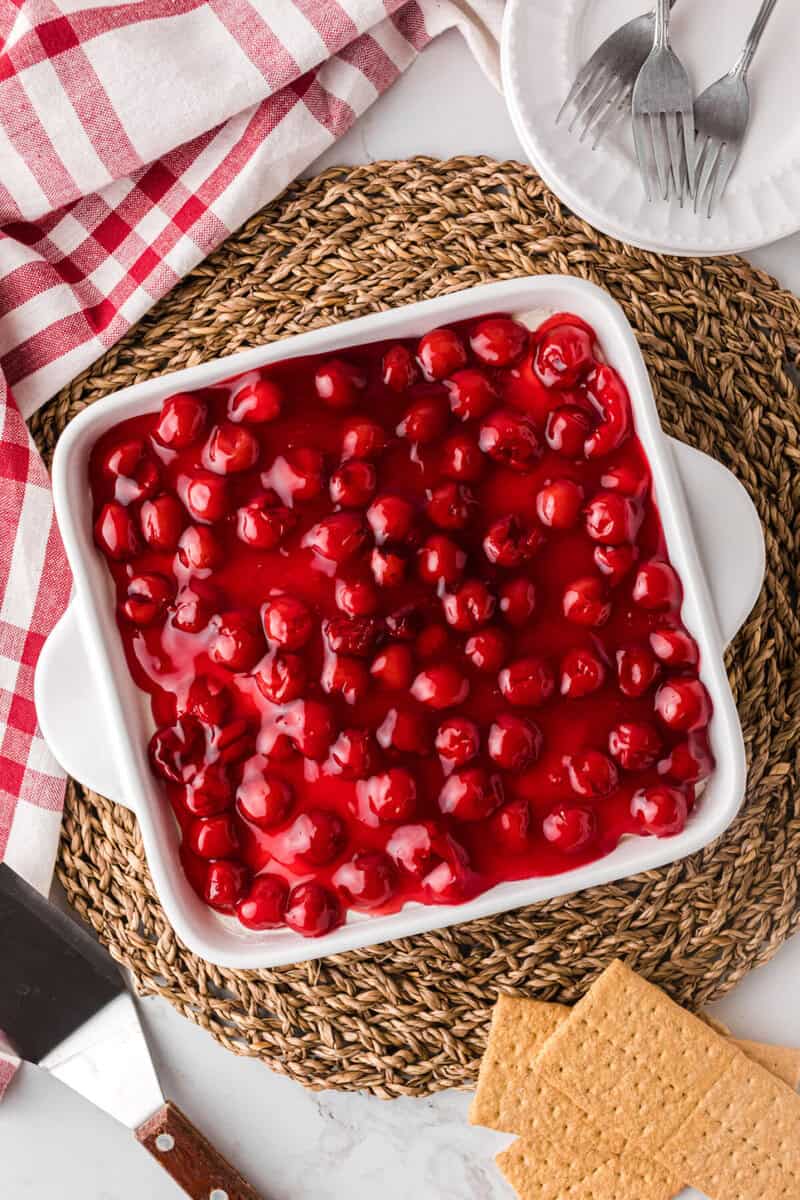 top-down view of the Cherry Delight.