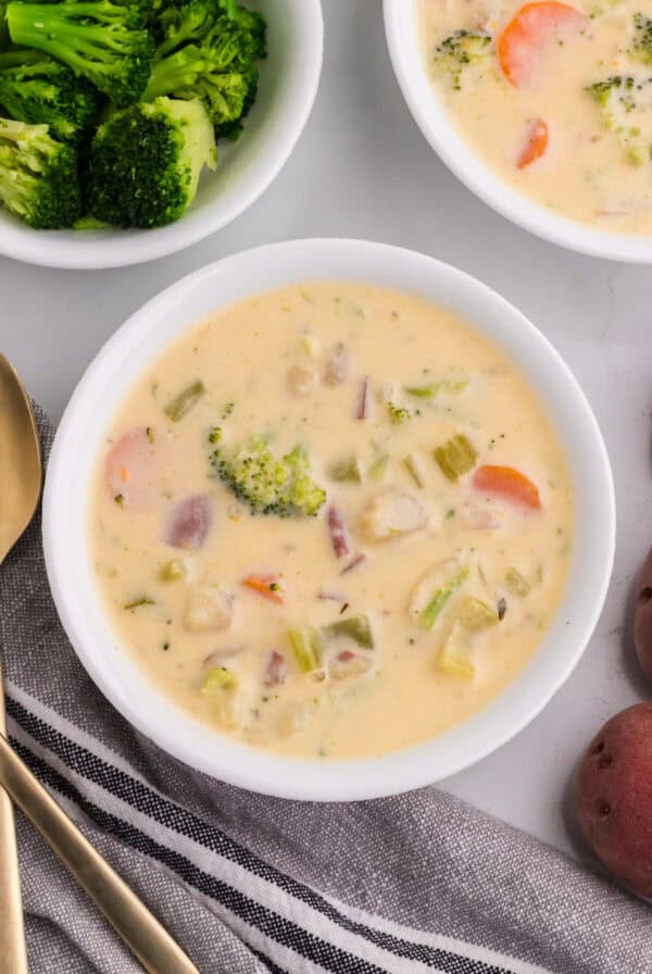 Broccoli Potato Cheese Soup