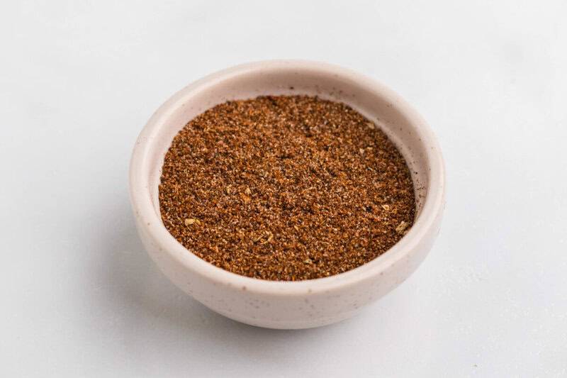 chicken taco seasoning in a bowl.