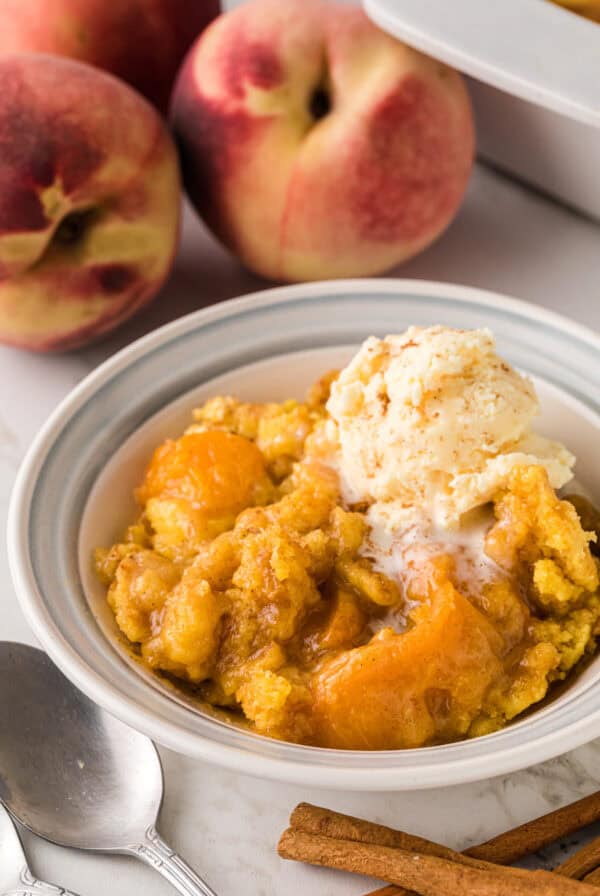 peach dump cake