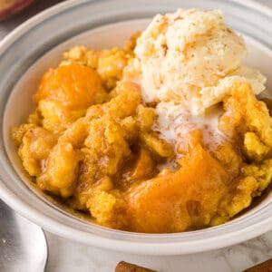 Peach Dump Cake