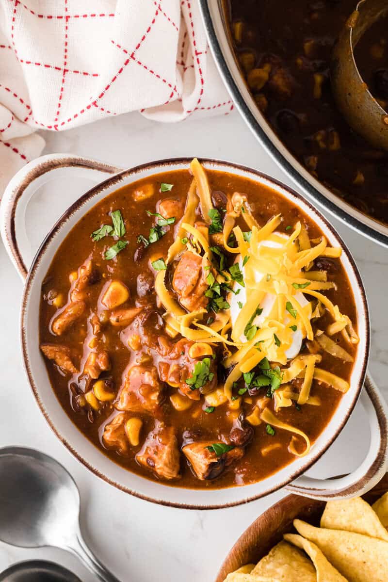 Chicken Taco Soup - The Diary of a Real Housewife