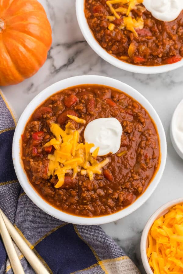 slow cooker pumpkin chili
