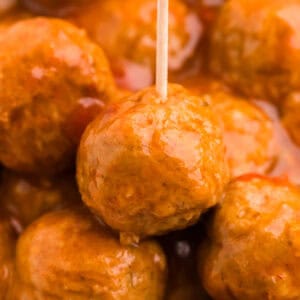 Slow Cooker Enchilada Meatballs