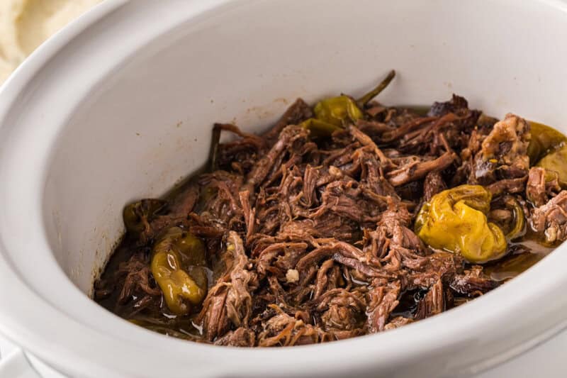 Slow Cooker Mississippi Pot Roast.