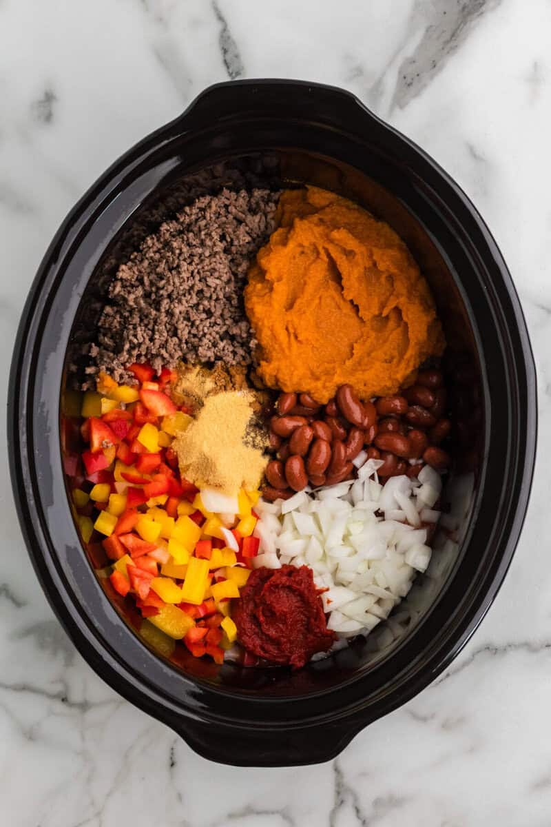 all ingredients in the slow cooker.
