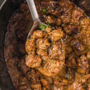 slow cooker beef tips