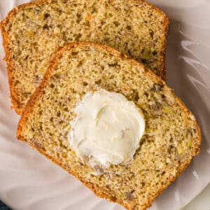 banana bread recipe card