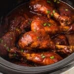 slow cooker bbq chicken legs
