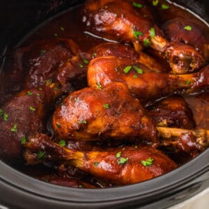 slow cooker bbq chicken legs