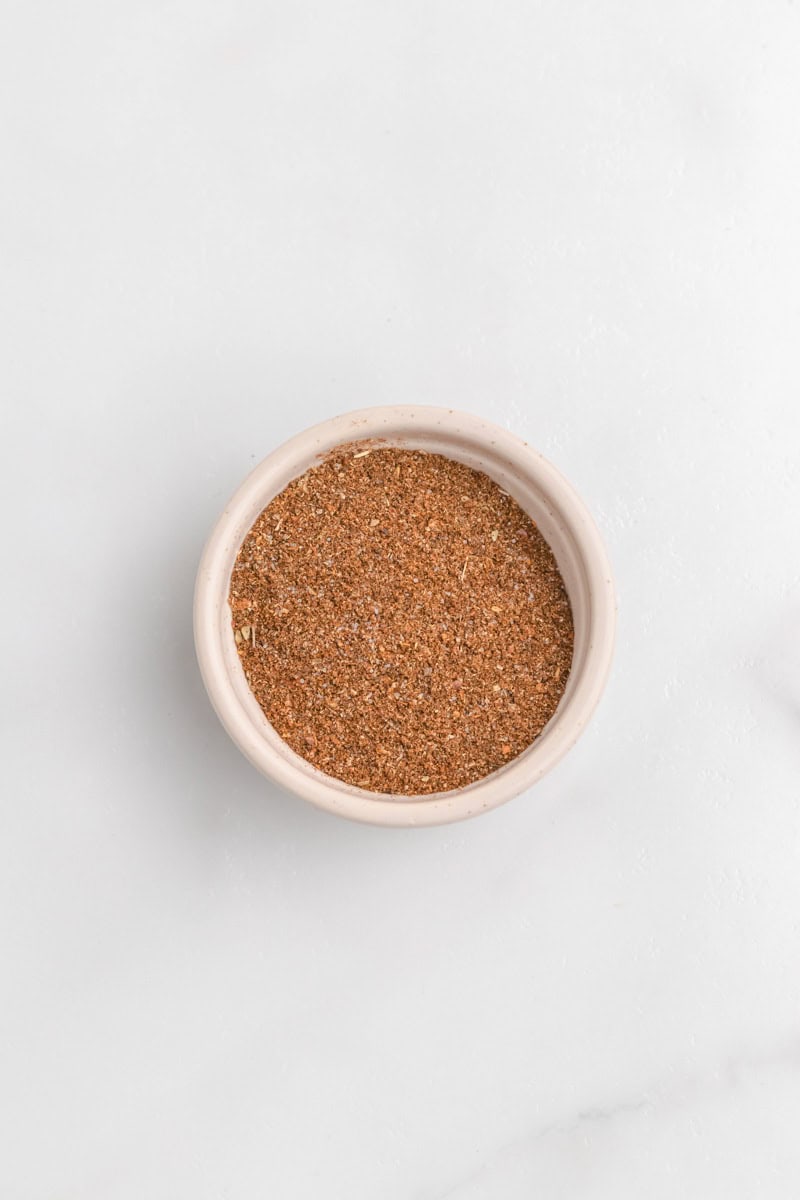homemade taco seasoning in a bowl,