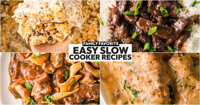 Easy Slow Cooker Recipes • The Diary of a Real Housewife