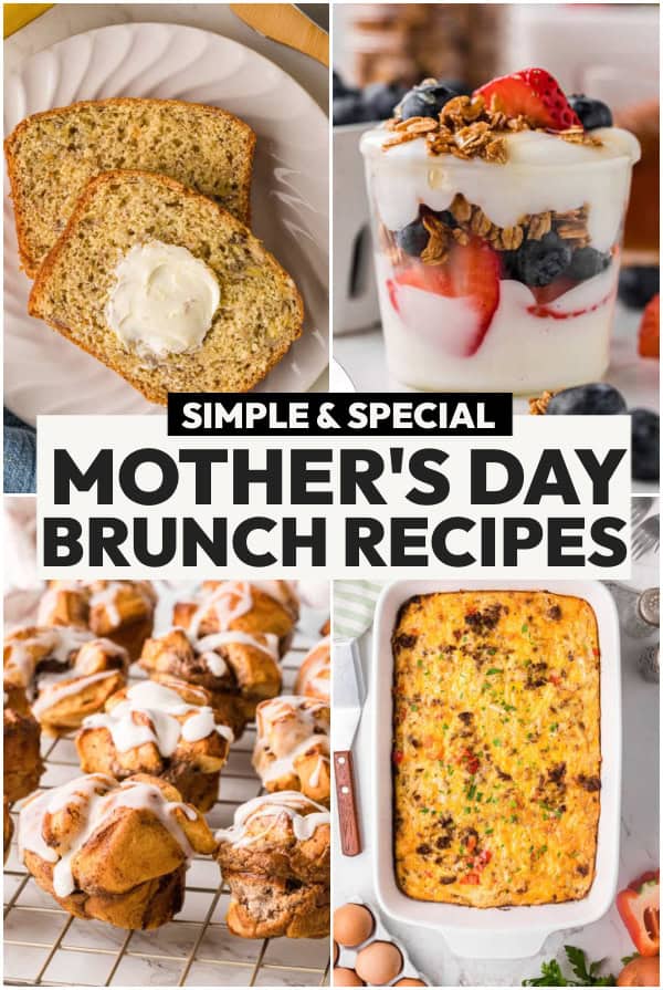 BRUNCH RECIPES FOR MOTHERS DAY