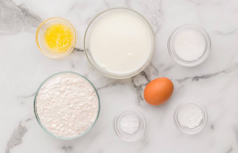 ingredients for the Pancake Mini Muffins.