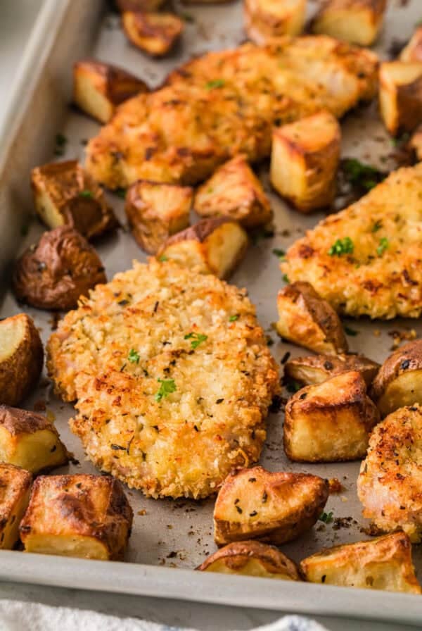 Sheetpan Pork Chops