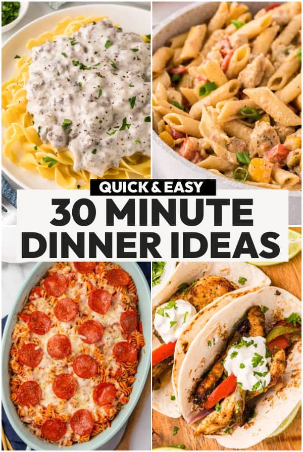 Easy Meals Under 30 Minutes