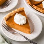 Easy 5 Ingredient Pumpkin Pie